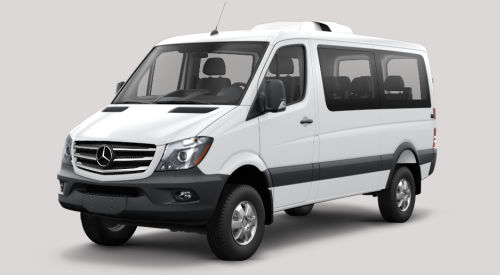 14 Passengers Van Mercedes Benz Four wheels drive Sprinter